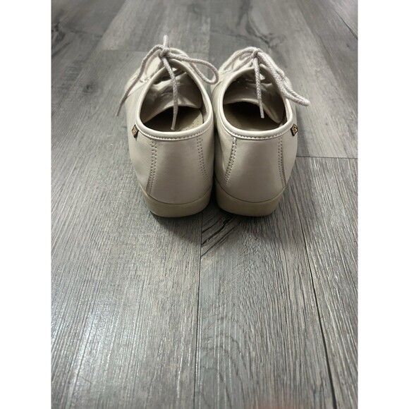 SAS Size 8.5 Women’s SIESTA BONE LEATHER Cream/Ivory Handsewn In USA Lace Up - Picture 7 of 12